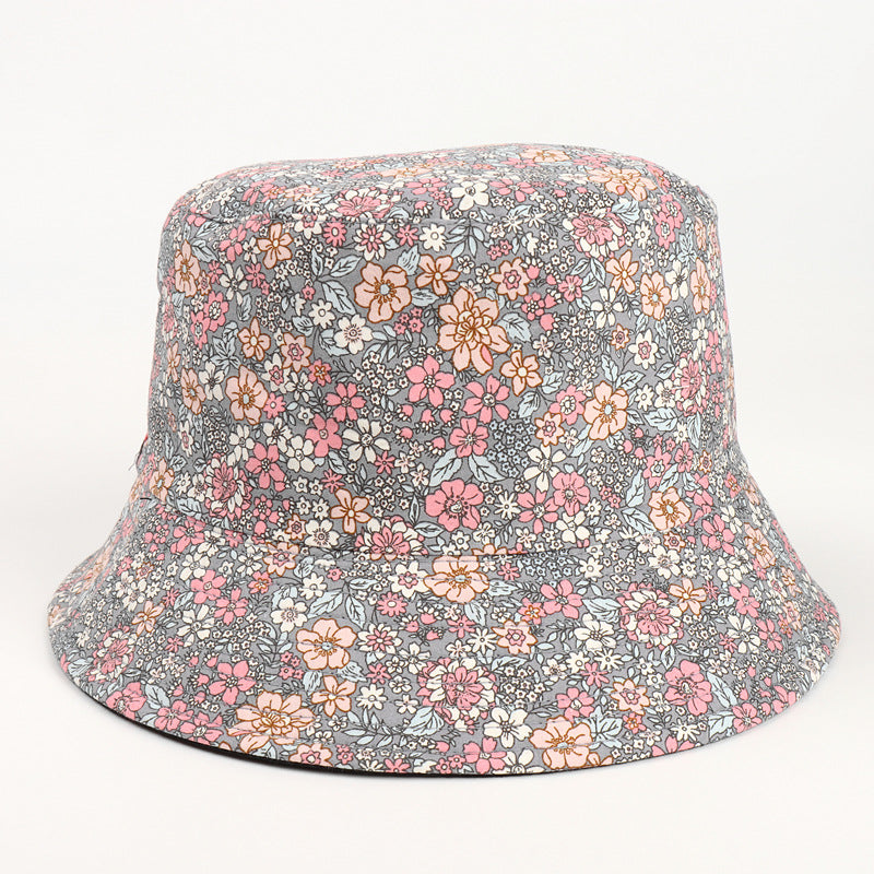 # Floral Print Reversible Bucket Hat