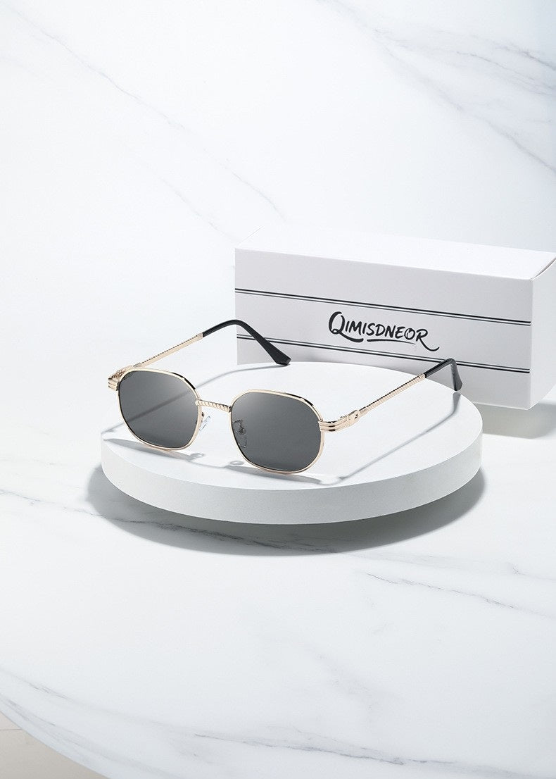 # New Metal Frame Oval Men's Sunglasses