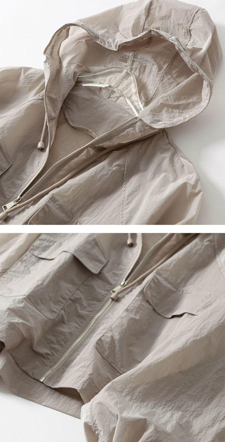 Women's Hooded Loose-fitting Thin Sun Protection Shirt