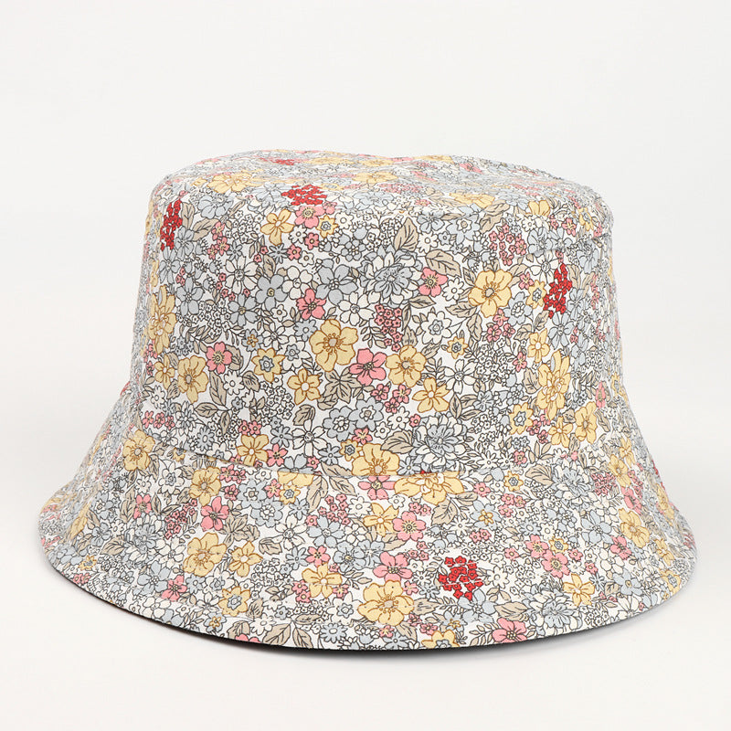 # Floral Print Reversible Bucket Hat