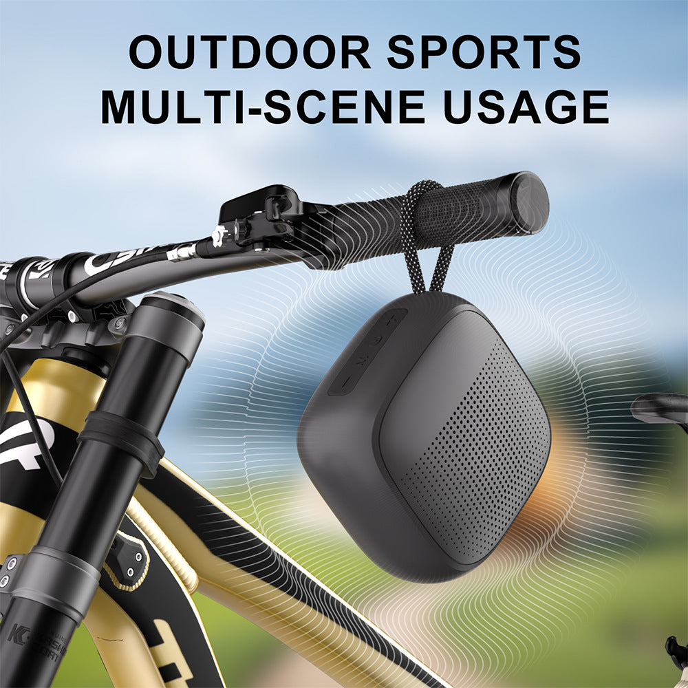 Portable Bluetooth Speaker with High-Fidelity Bass and Lyrics Display
