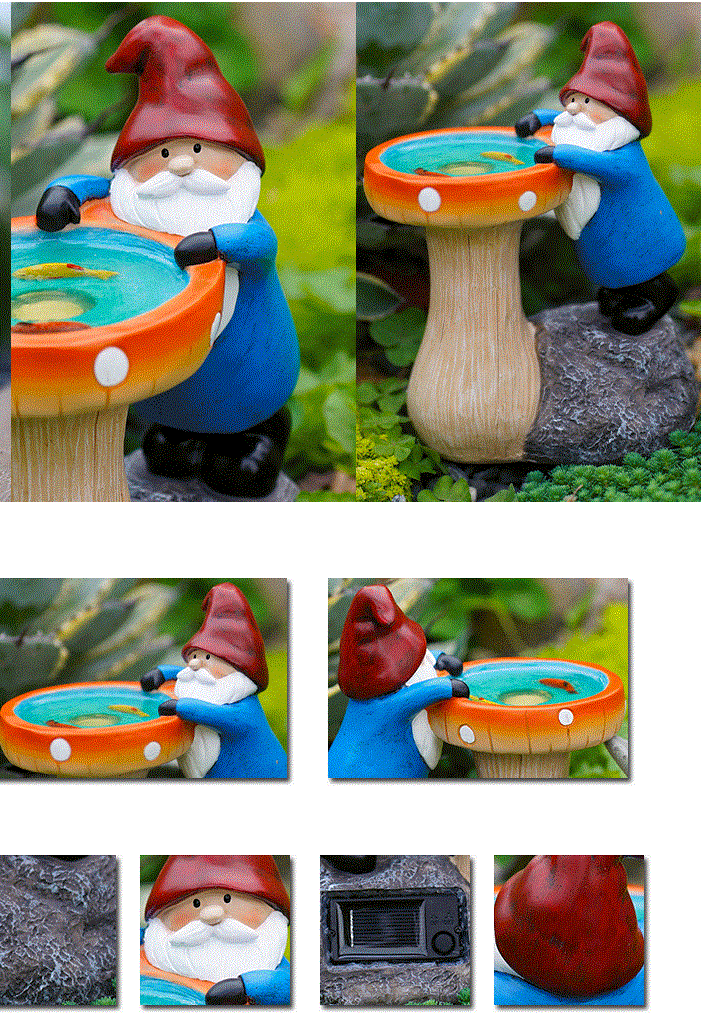 # Solar-Powered Dwarf Garden Decorative Ornament