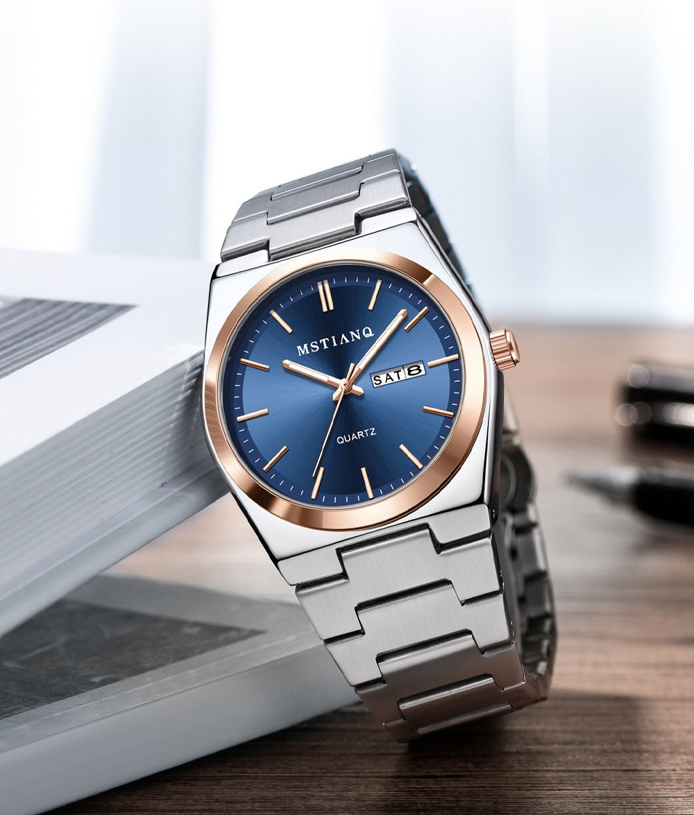 # Business Ultra-Thin Steel Strap Men's Quartz Watch