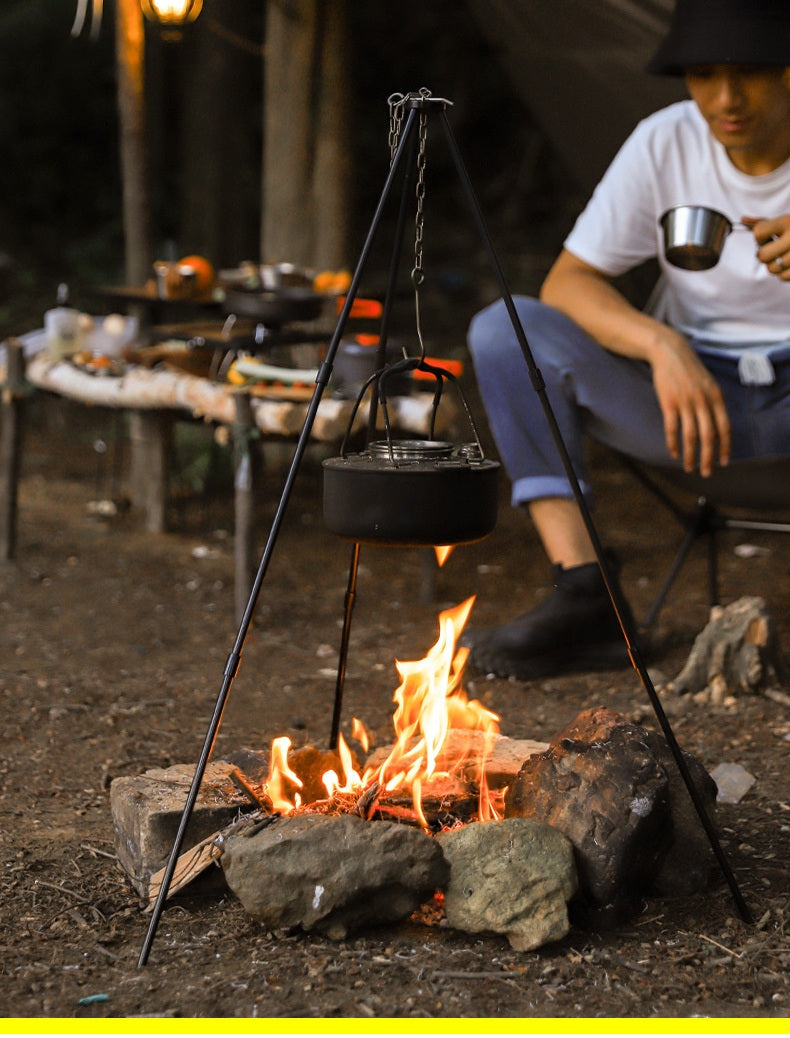 # Five-Section Outdoor Campfire Pot Tripod