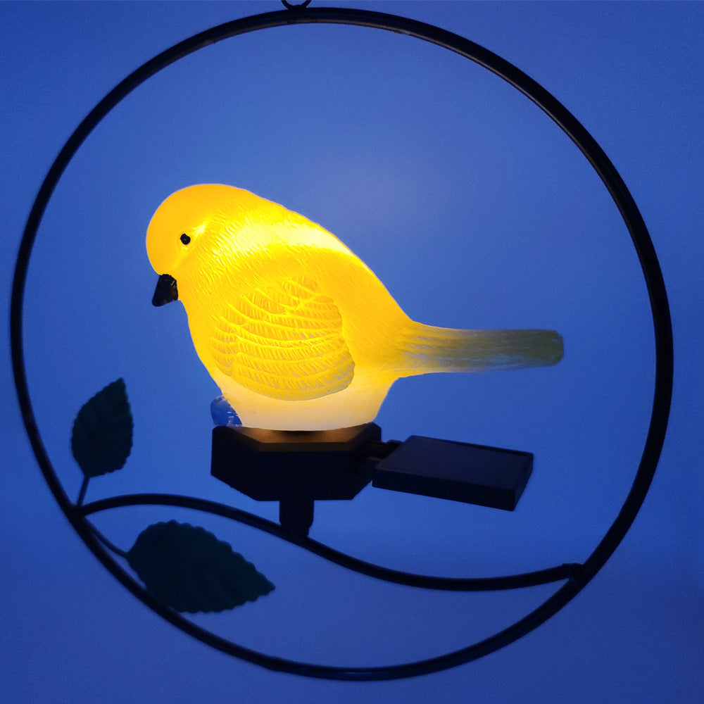 Solar-Powered Wrought Iron Hanging Garden Light