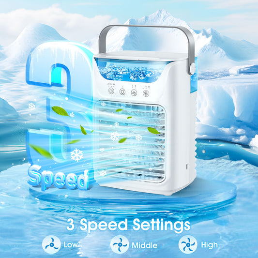 # Mini Desktop Air Cooler with Humidifier