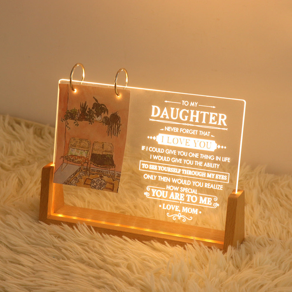 # U-Shaped Acrylic DIY Ambient Night Light