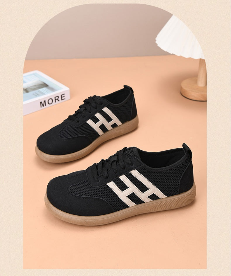 Breathable Mesh Soft-Soled Women's Cloth Shoes