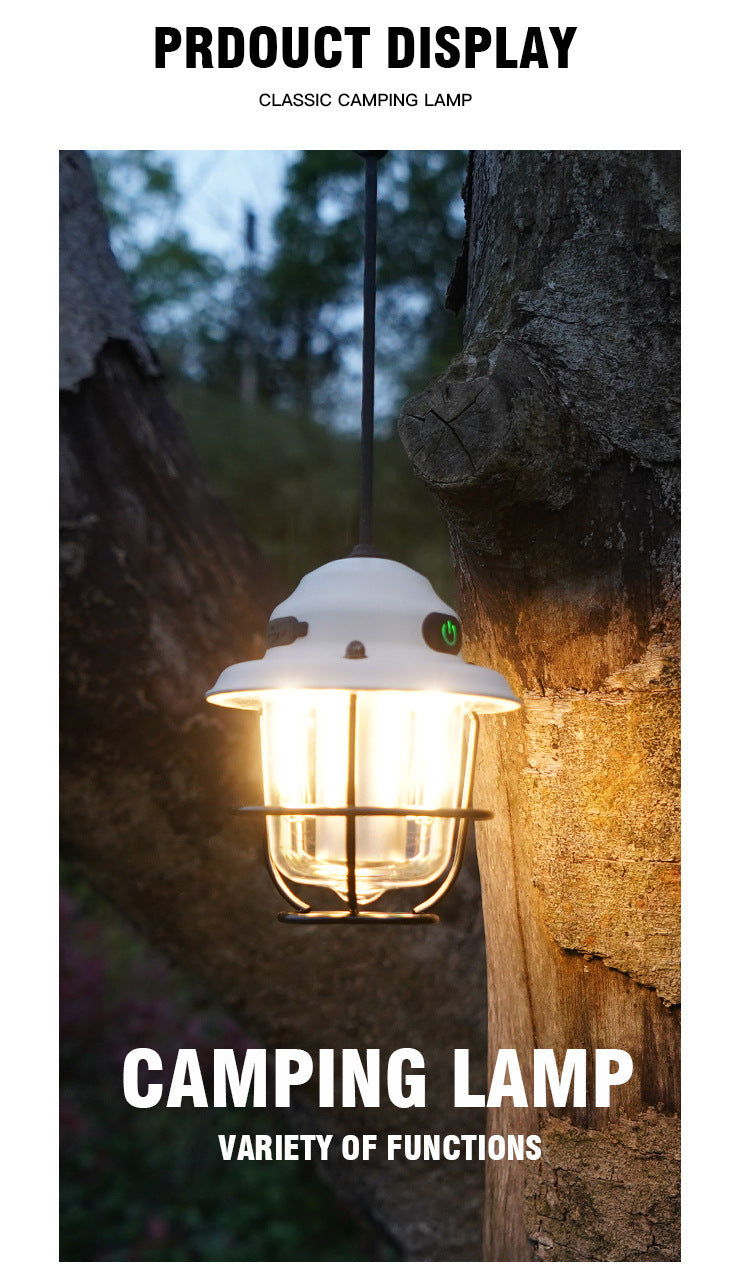 # Portable Pinecone Camping Ambient Pendant Light