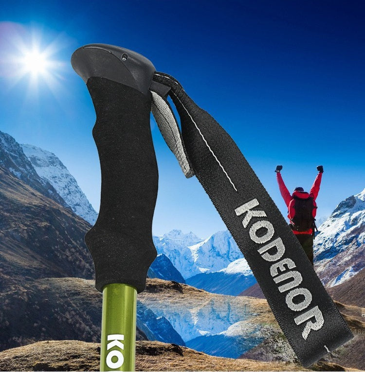 # Five-Section Folding Aluminum Alloy Hiking Poles
