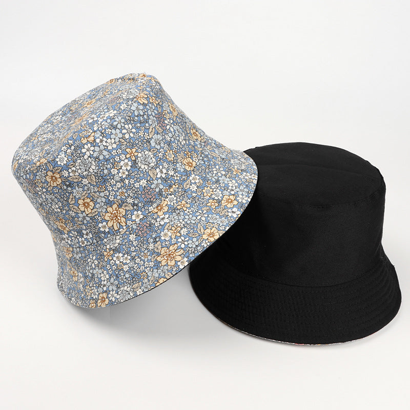 # Floral Print Reversible Bucket Hat