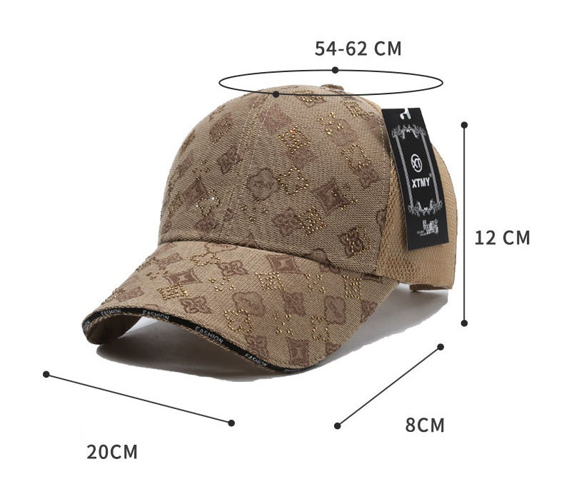# Hard-top Mesh Breathable Sun Protection Baseball Cap