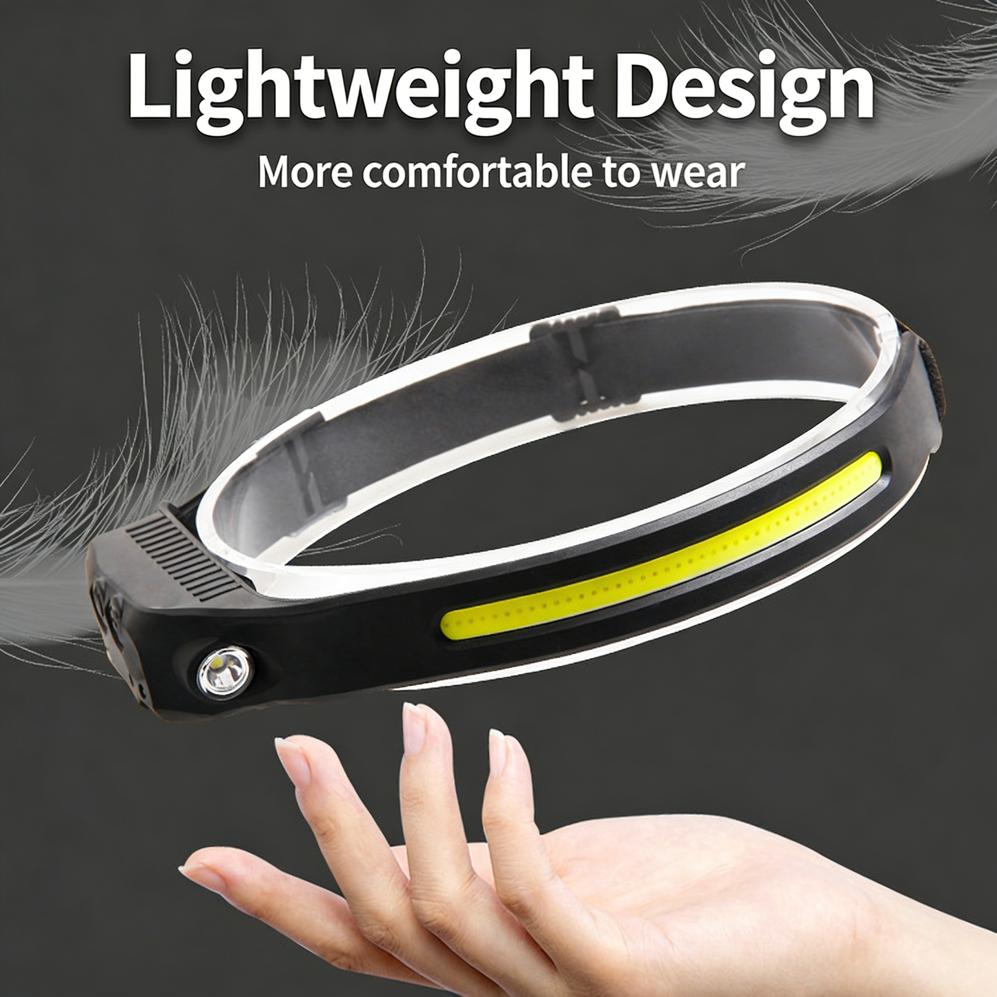 COB Silicone Sensor Headlamp