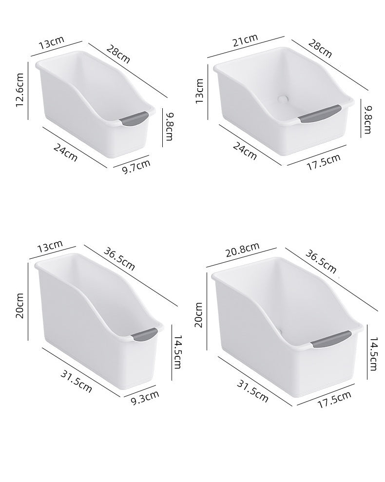 Vertical Slanted Opening Storage Basket