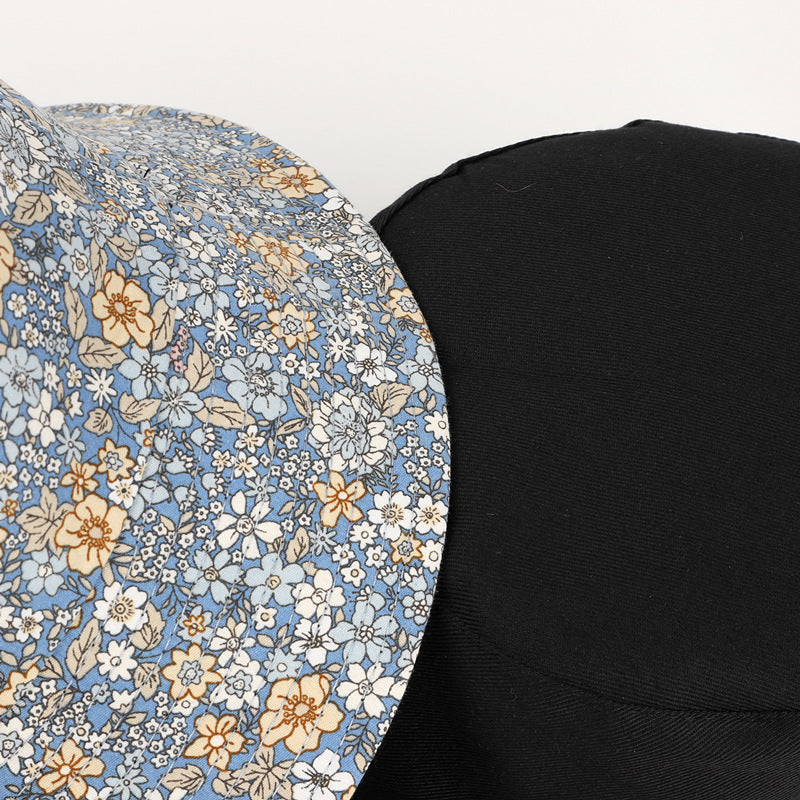 # Floral Print Reversible Bucket Hat