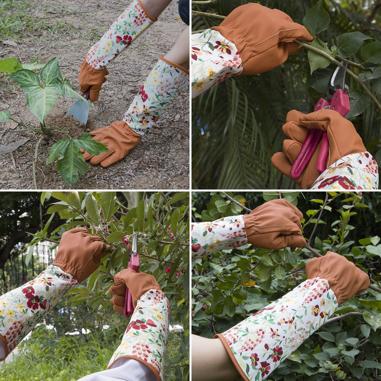 # Long-Sleeve, Puncture-Proof Gardening Gloves