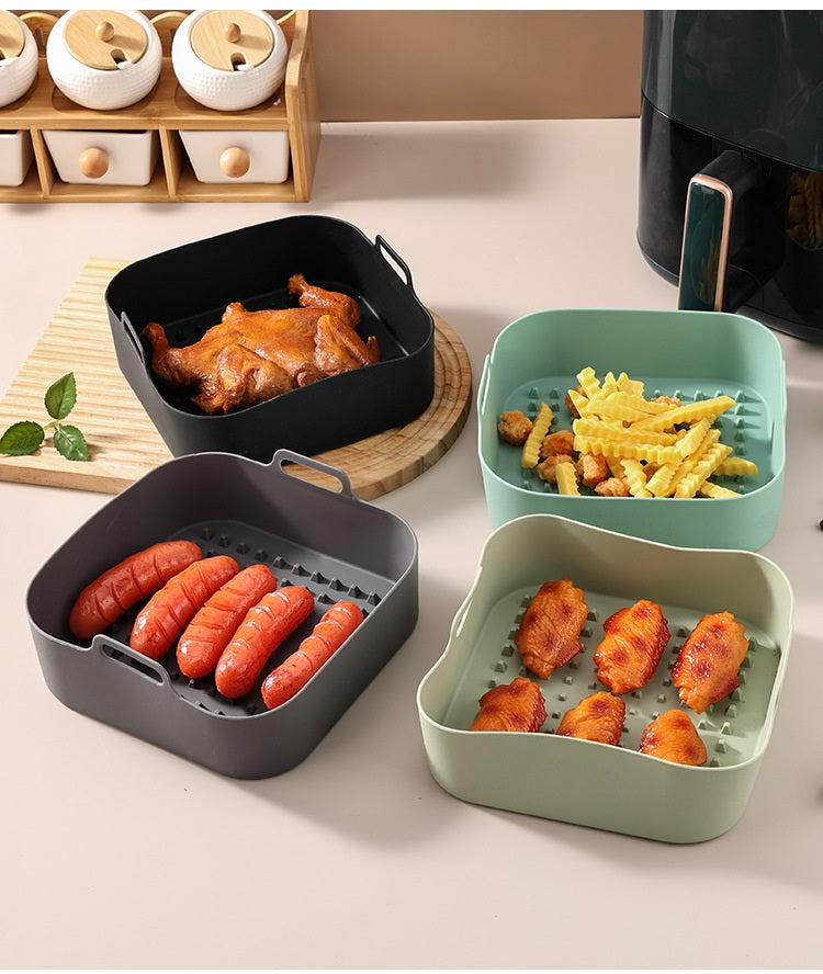 # Food-Grade Silicone Baking Pan for Air Fryers
