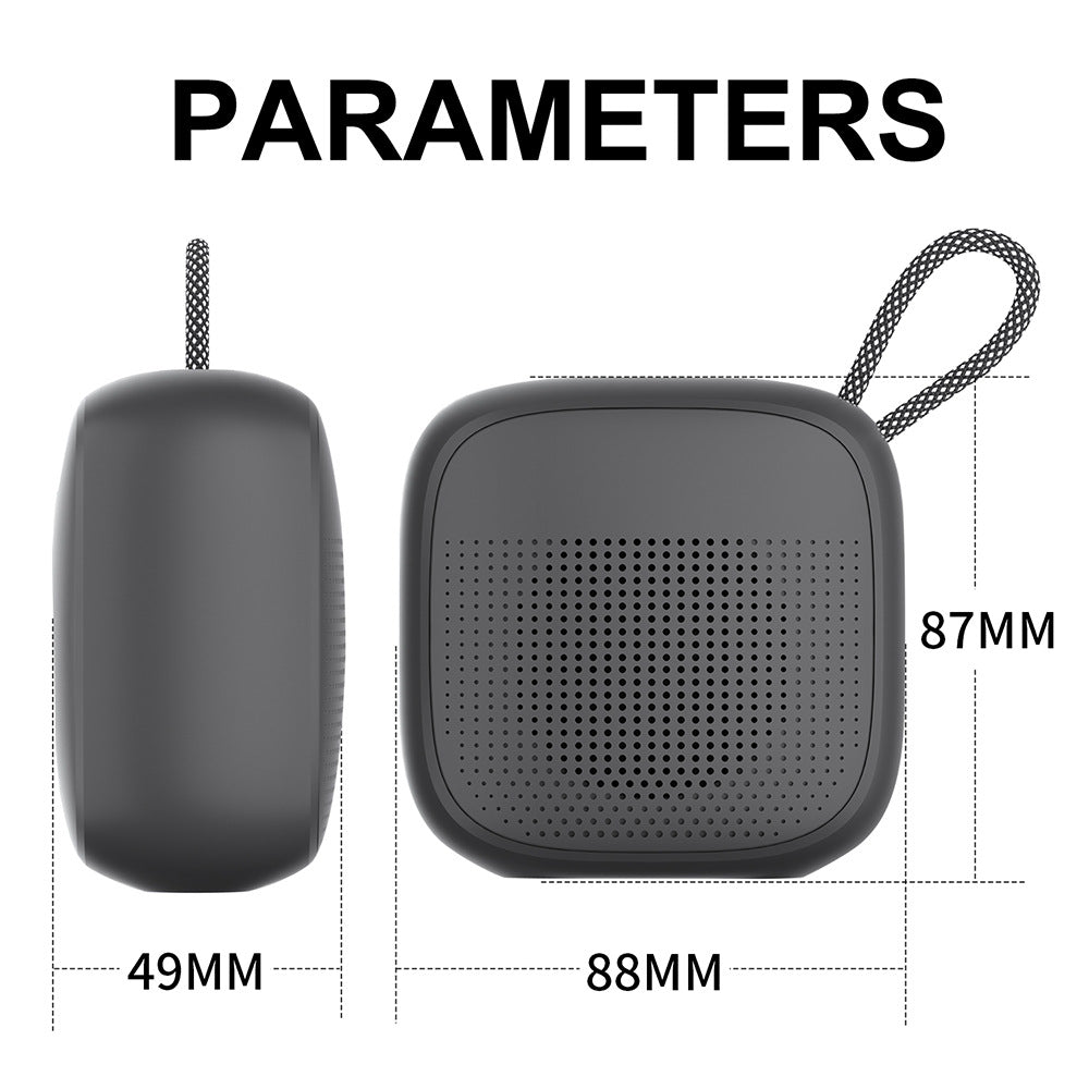 Portable Bluetooth Speaker with High-Fidelity Bass and Lyrics Display