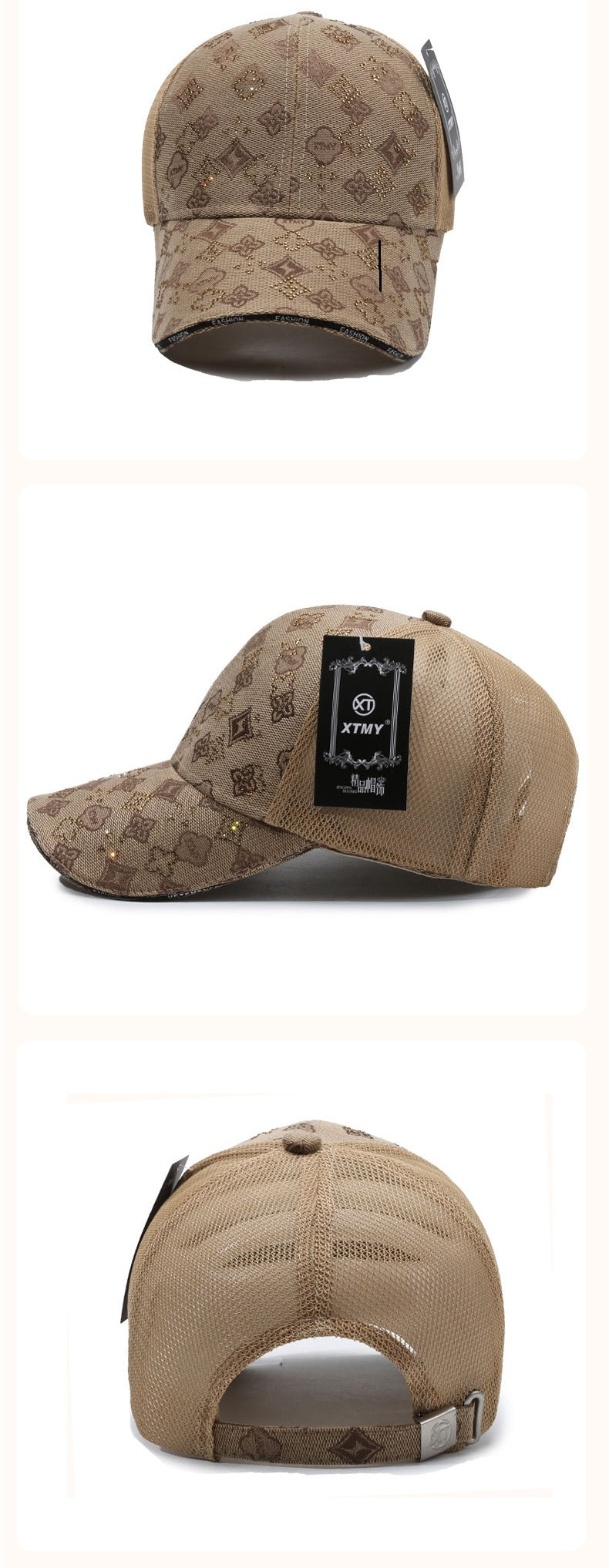# Hard-top Mesh Breathable Sun Protection Baseball Cap