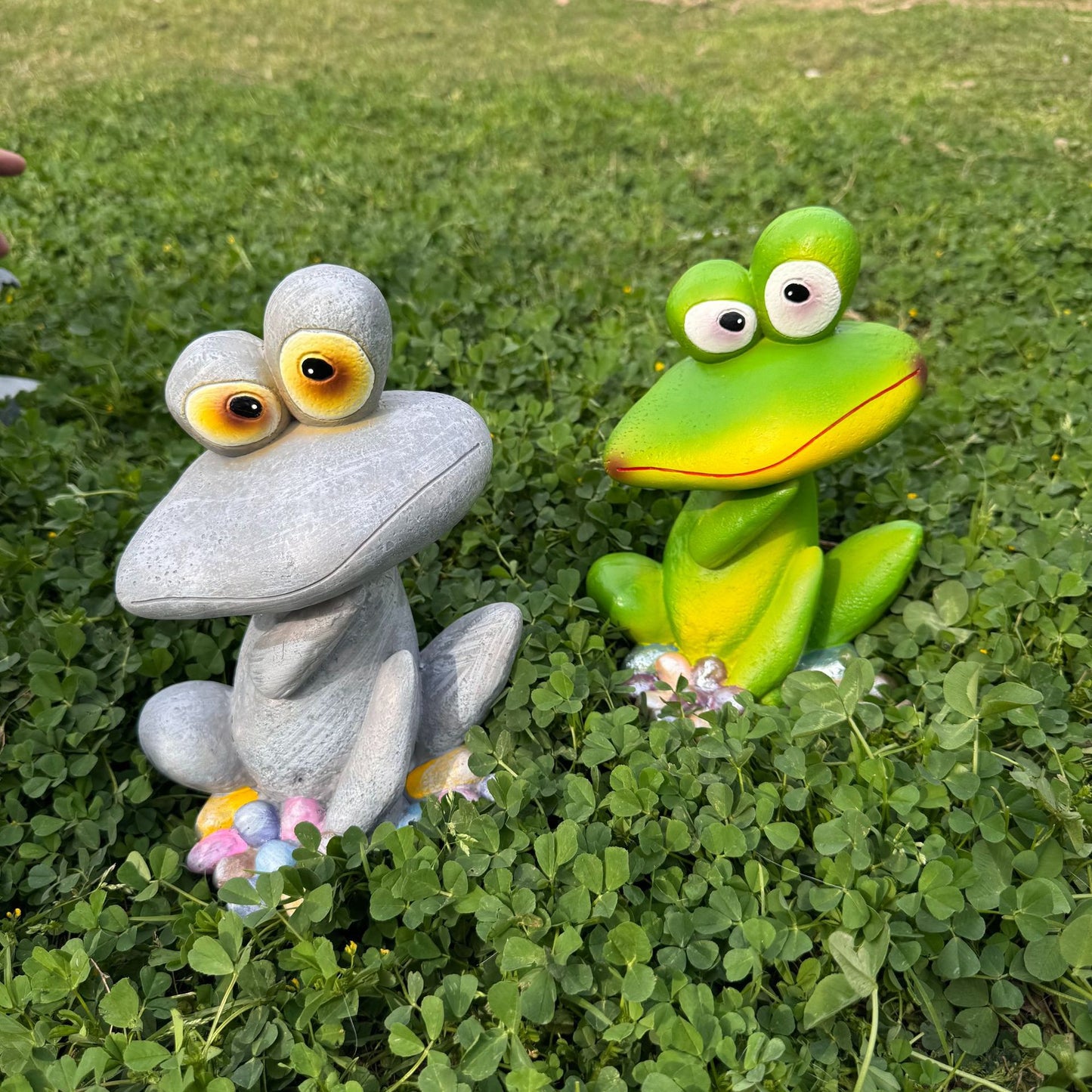 Resin Crooked-Mouth Frog Creative Decorative Ornament