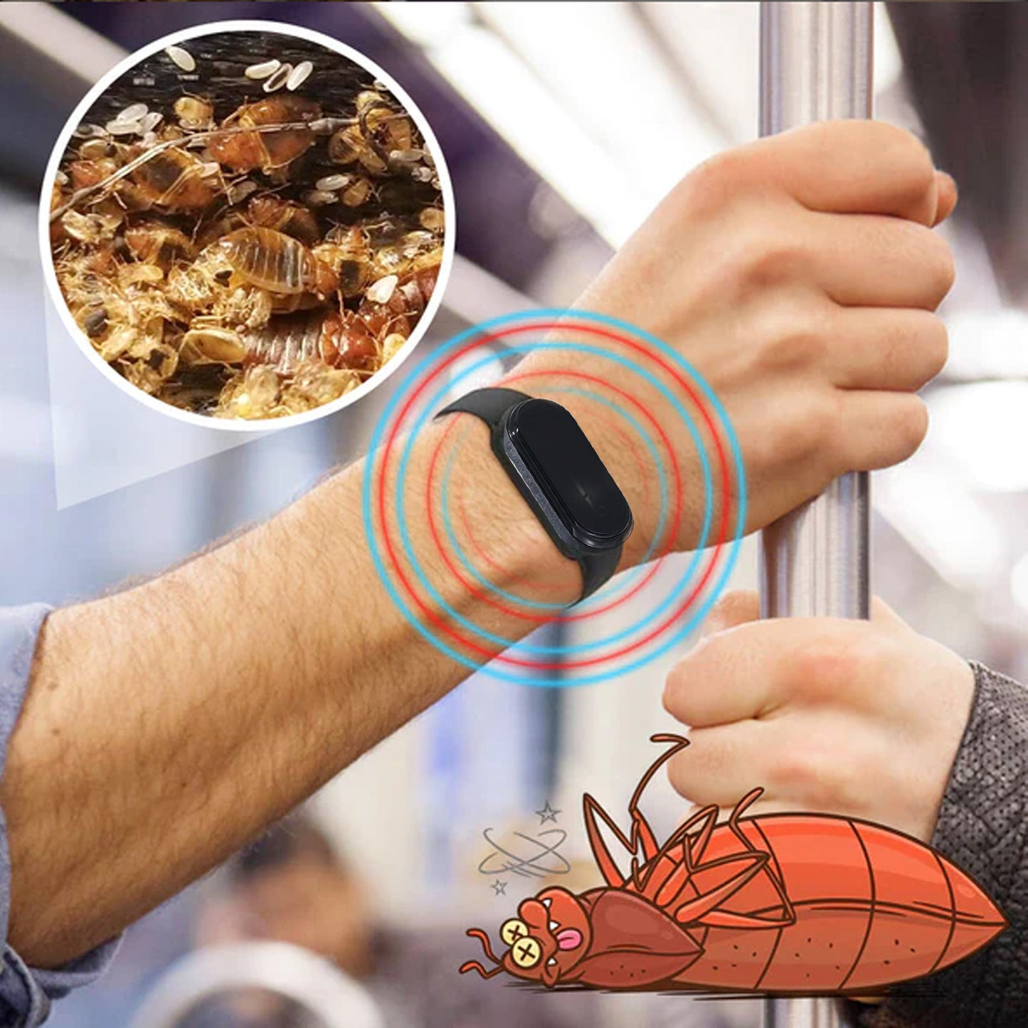 # Portable Silicone Mosquito Repellent Watch