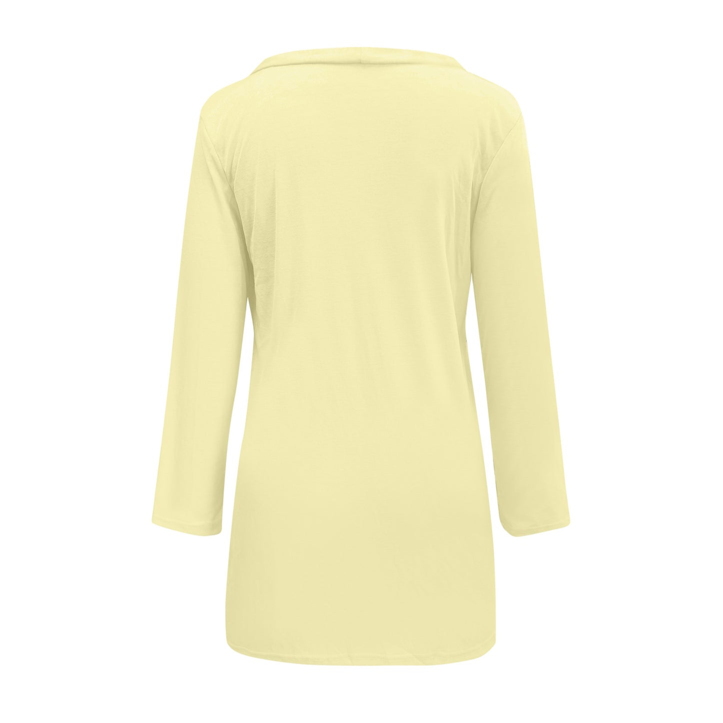 # Women's Solid Color Long-Sleeved Cardigan/Outerwear