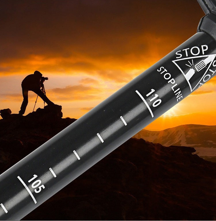 # Five-Section Folding Aluminum Alloy Hiking Poles