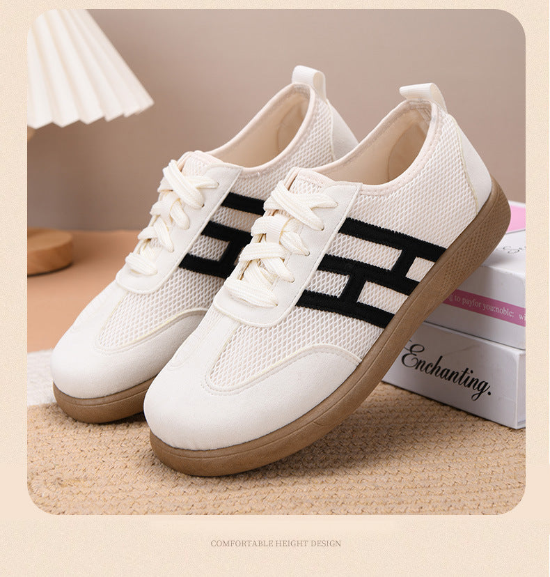Breathable Mesh Soft-Soled Women's Cloth Shoes