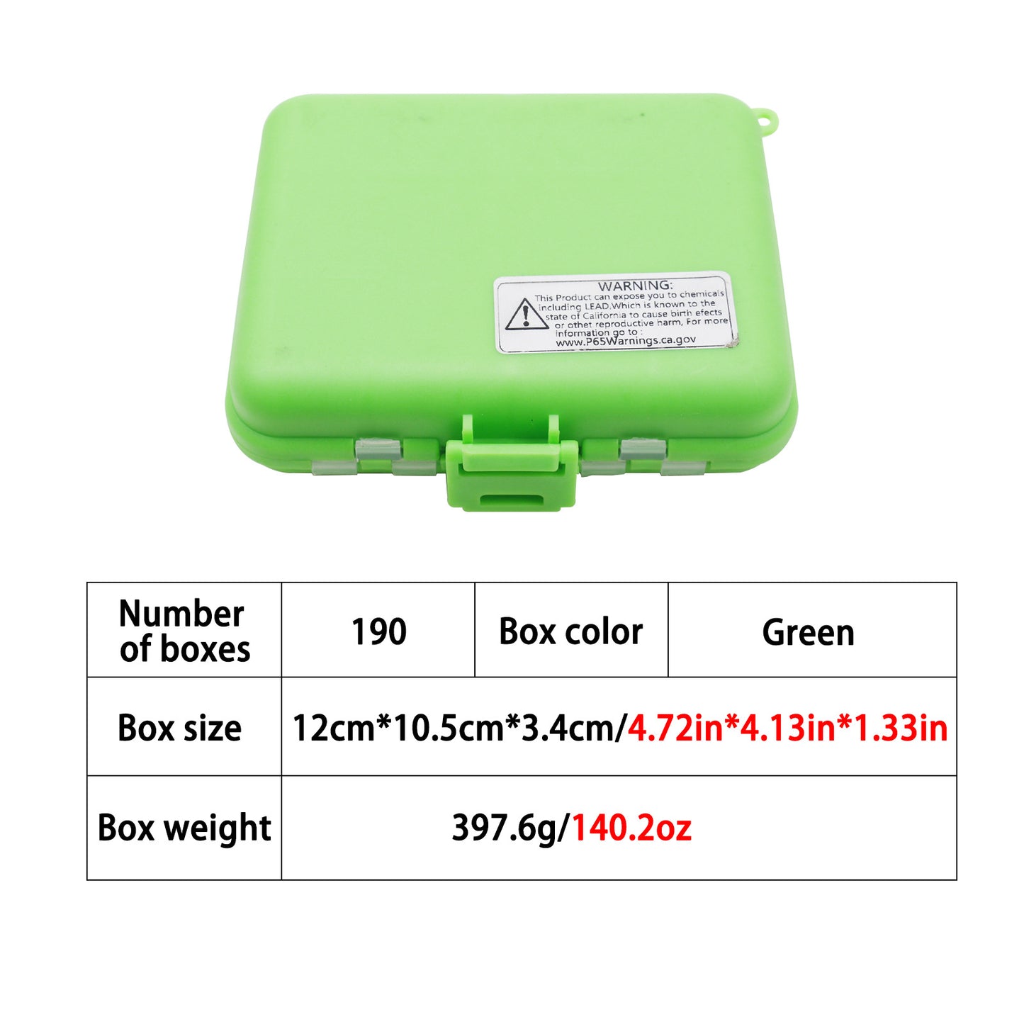 # 190-Piece Lure Fishing Tackle Set