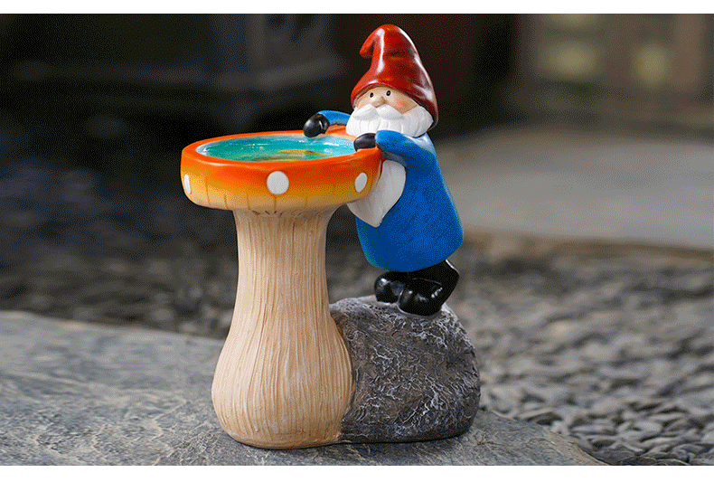# Solar-Powered Dwarf Garden Decorative Ornament