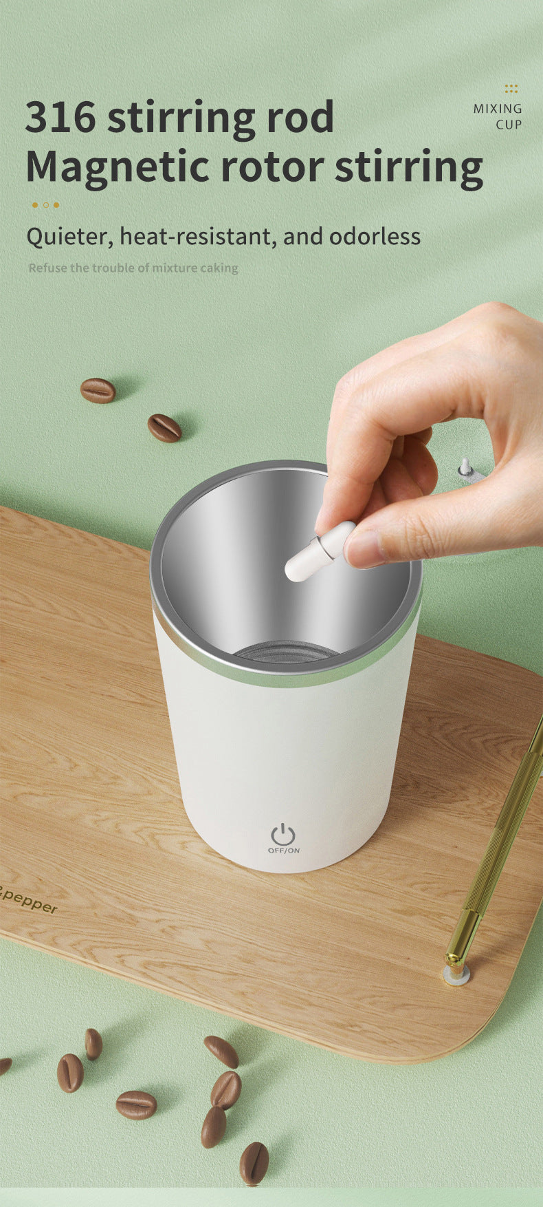# Fully Automatic Magnetic Stirring Mug