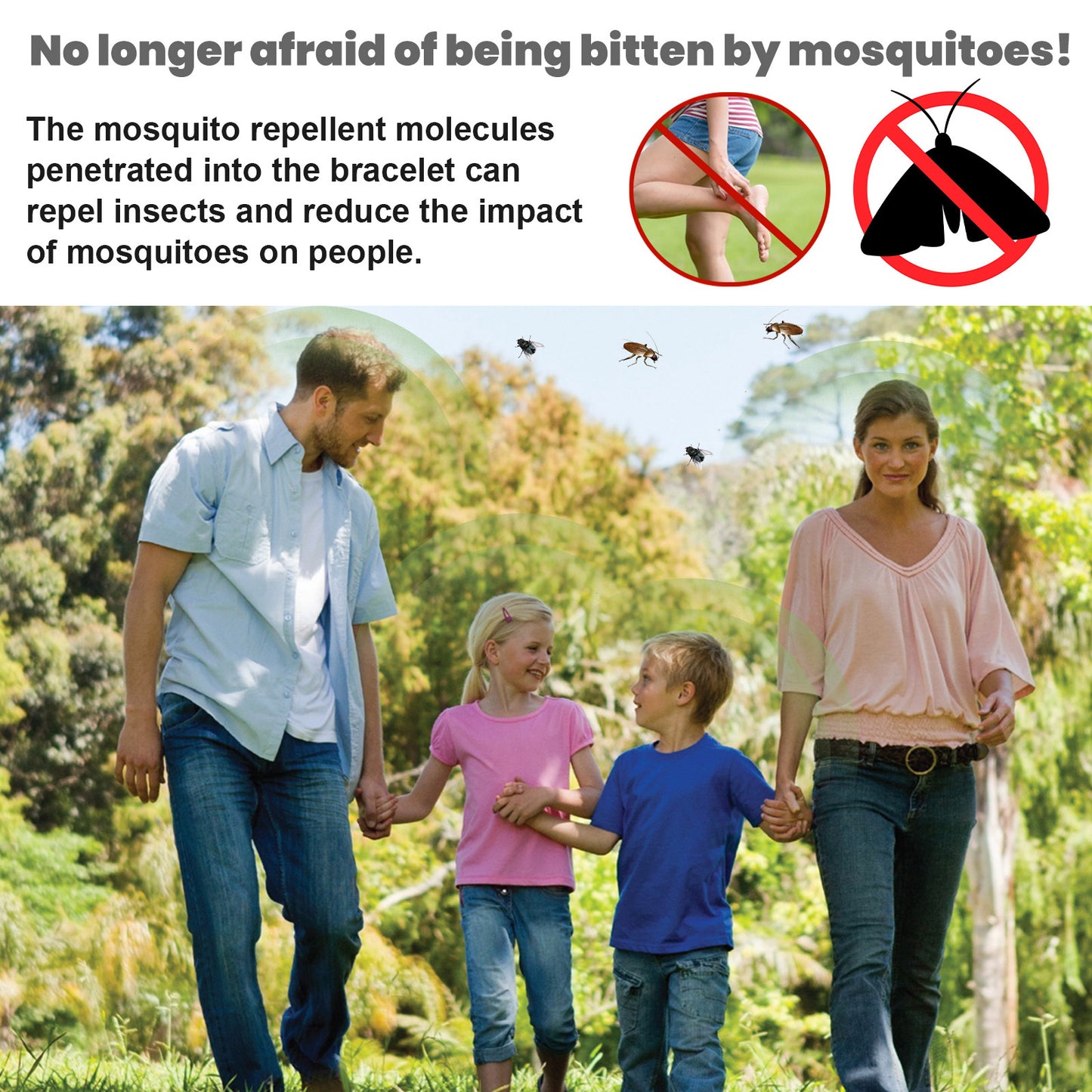 # Portable Silicone Mosquito Repellent Watch