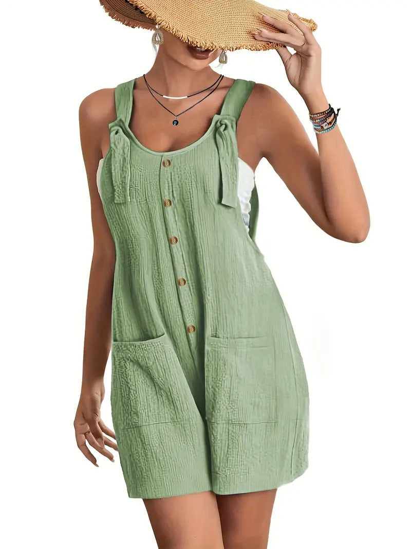 # Summer Women's Suspender Shorts Overall Jumpsuit