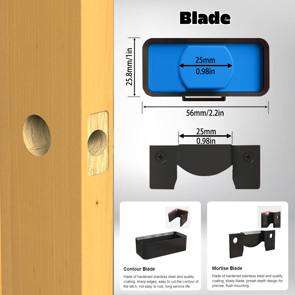 Door Latch Mortise Tool Kit