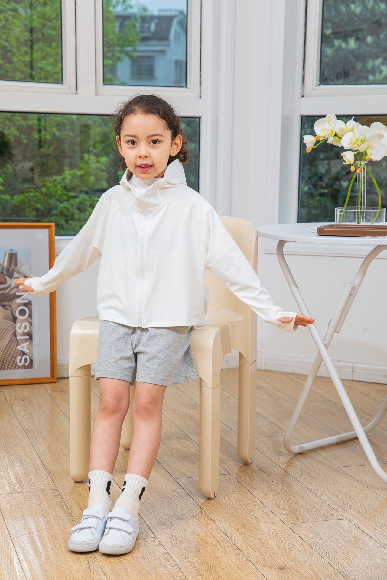 Children's Ice Silk Breathable Sun Protection Clothing