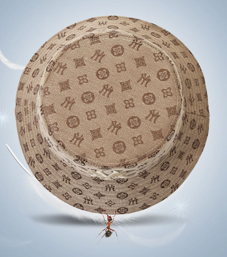 # New Spring/Summer Letter Embroidered Sun Hat