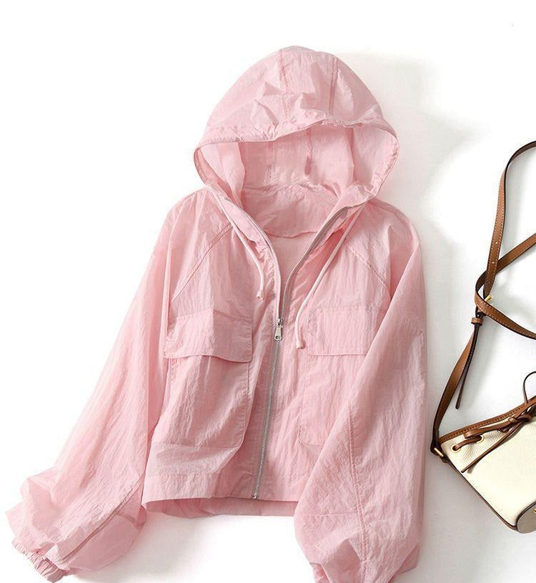 Women's Hooded Loose-fitting Thin Sun Protection Shirt