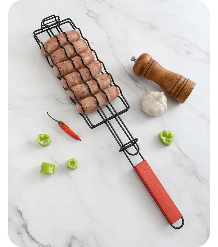 # Black Iron Sausage Grill Basket