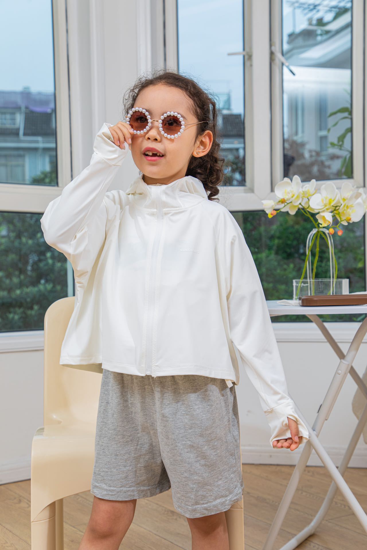 Children's Ice Silk Breathable Sun Protection Clothing