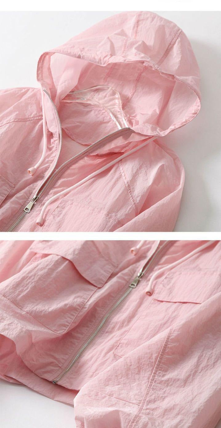 Women's Hooded Loose-fitting Thin Sun Protection Shirt