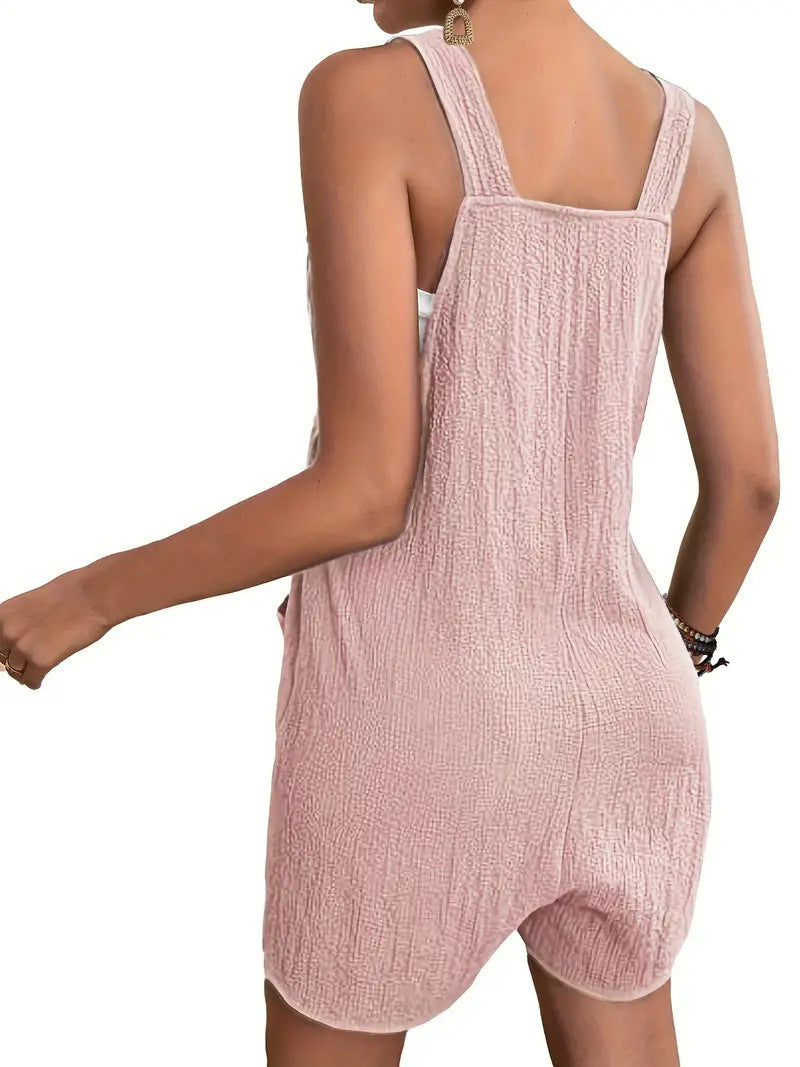 # Summer Women's Suspender Shorts Overall Jumpsuit