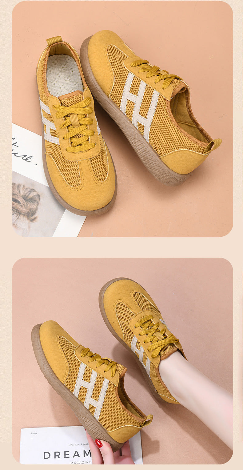 Breathable Mesh Soft-Soled Women's Cloth Shoes