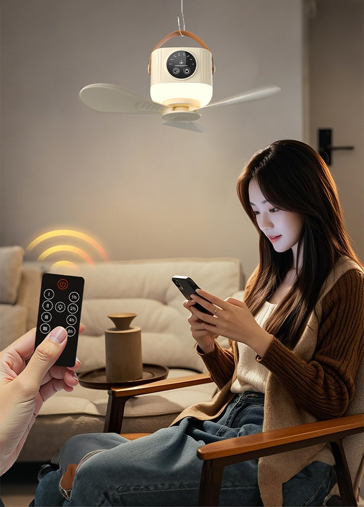 Portable Rechargeable Ceiling Fan