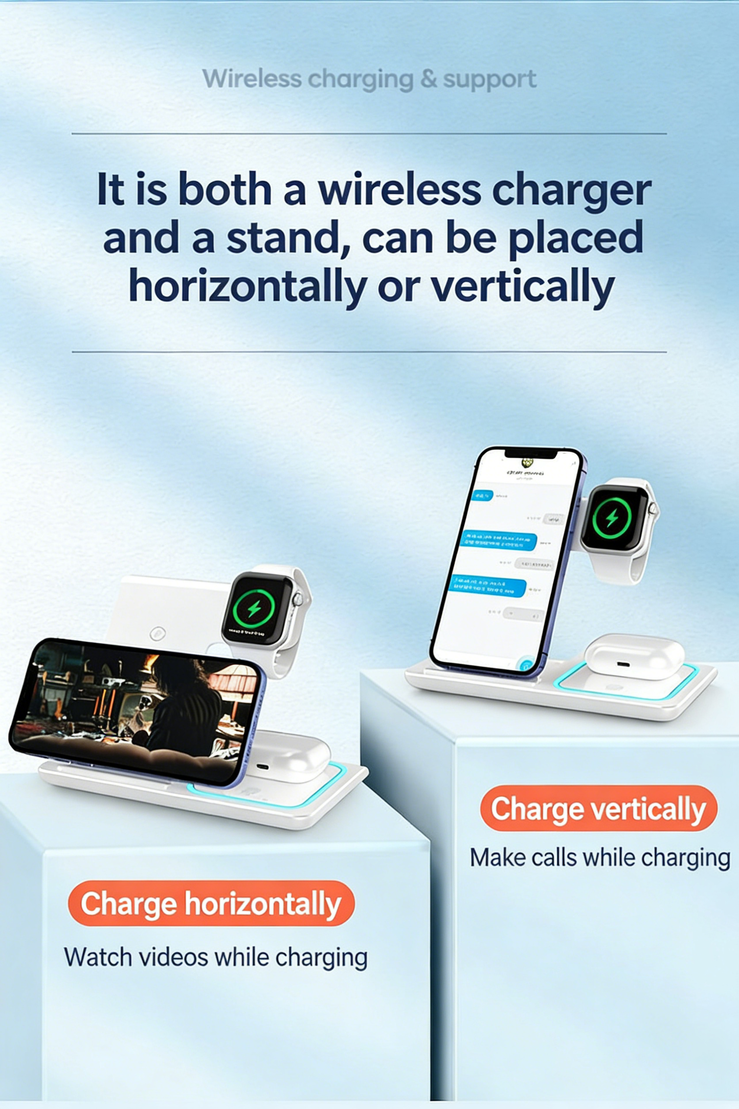 3-in-1 Wireless Charger