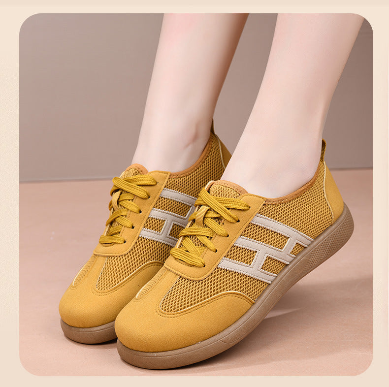 Breathable Mesh Soft-Soled Women's Cloth Shoes