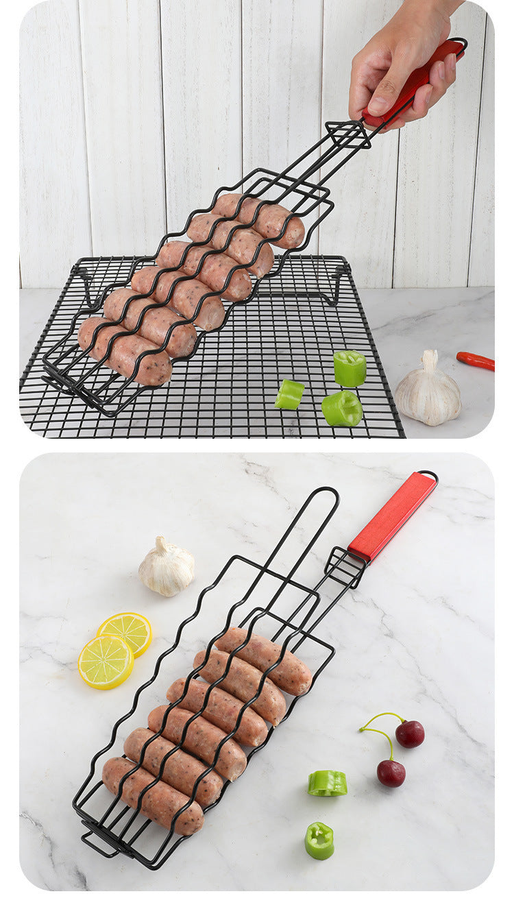 # Black Iron Sausage Grill Basket