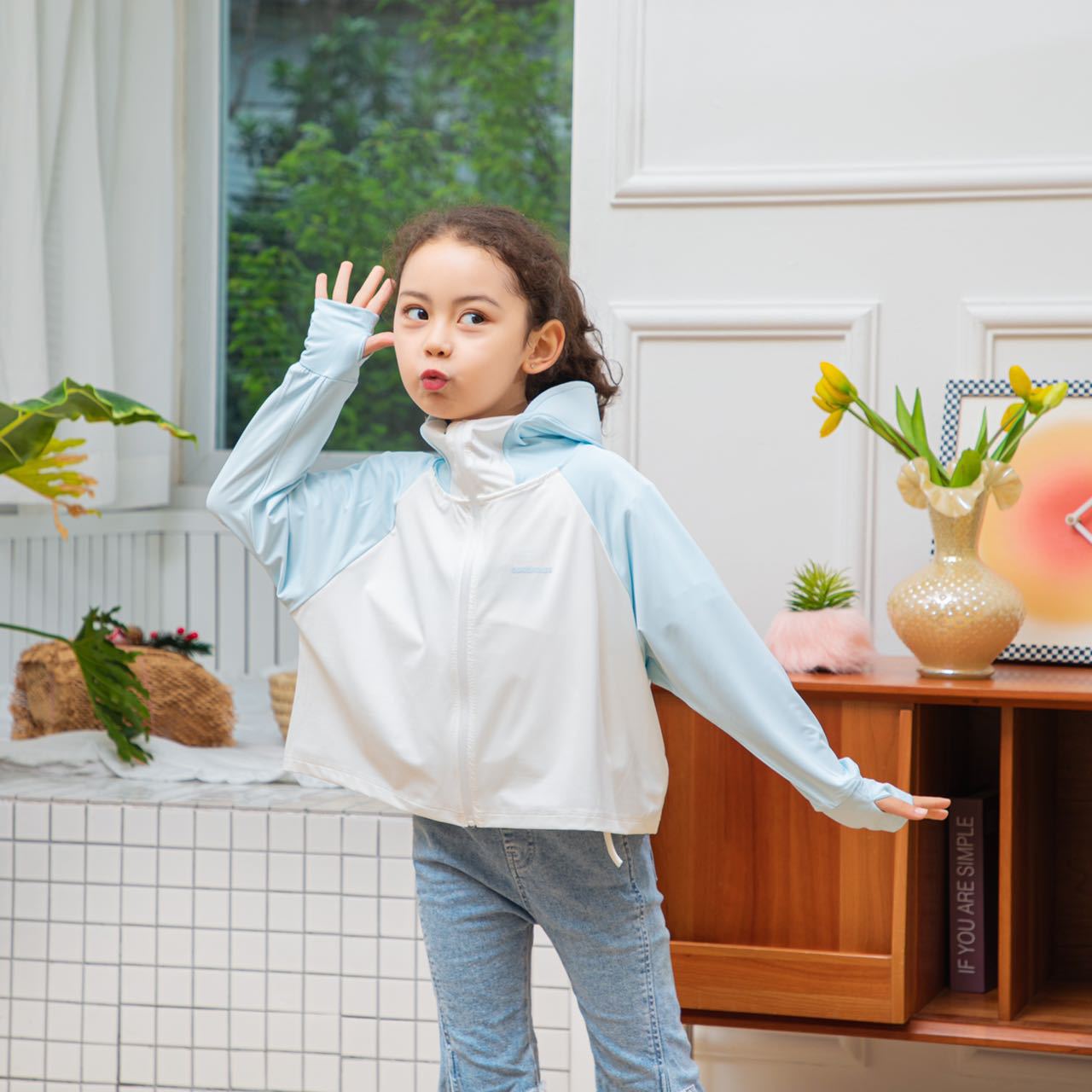 Children's Ice Silk Breathable Sun Protection Clothing