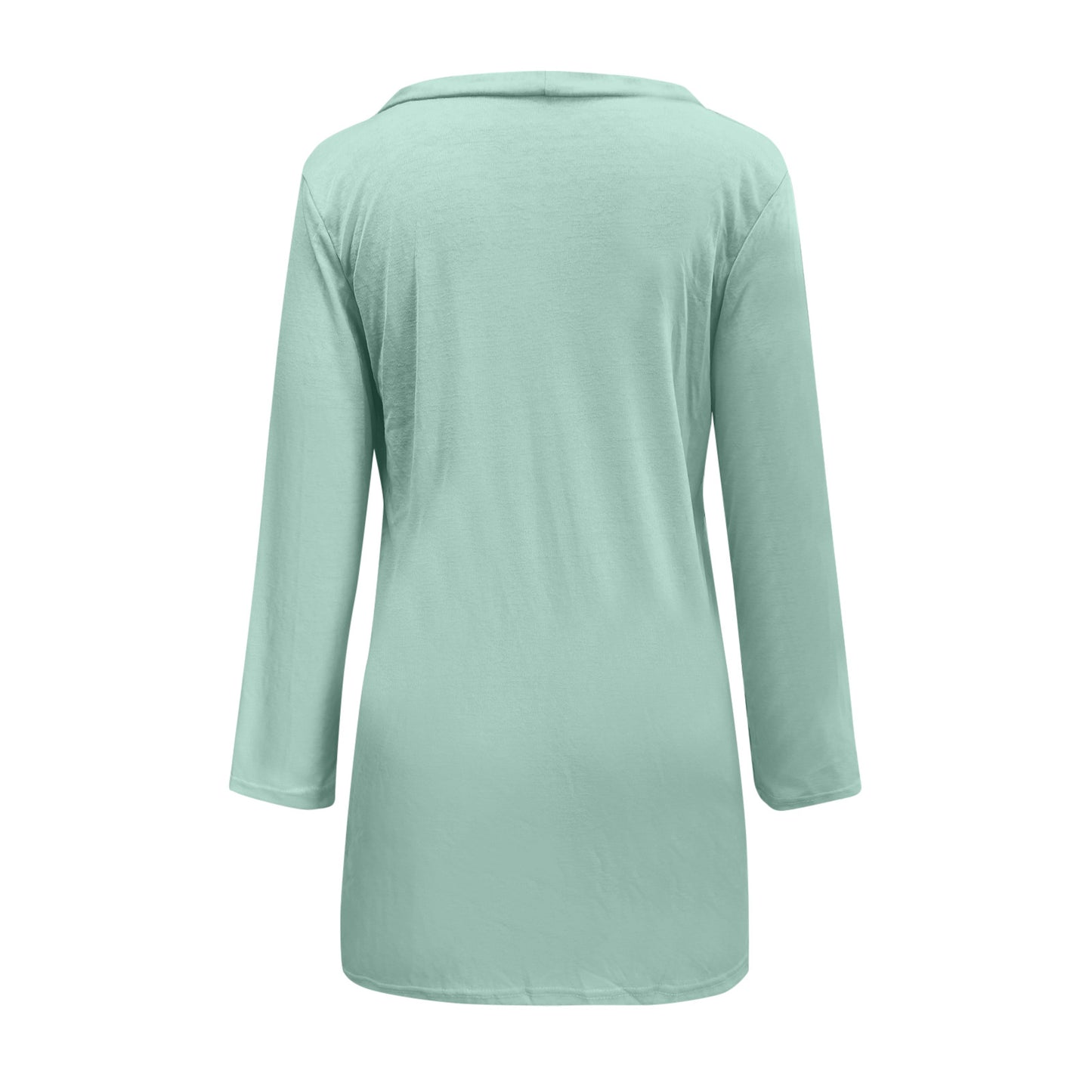 # Women's Solid Color Long-Sleeved Cardigan/Outerwear