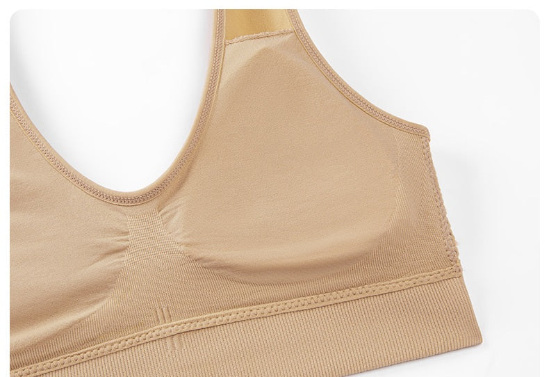 Mesh-lined Breathable Sports Bra