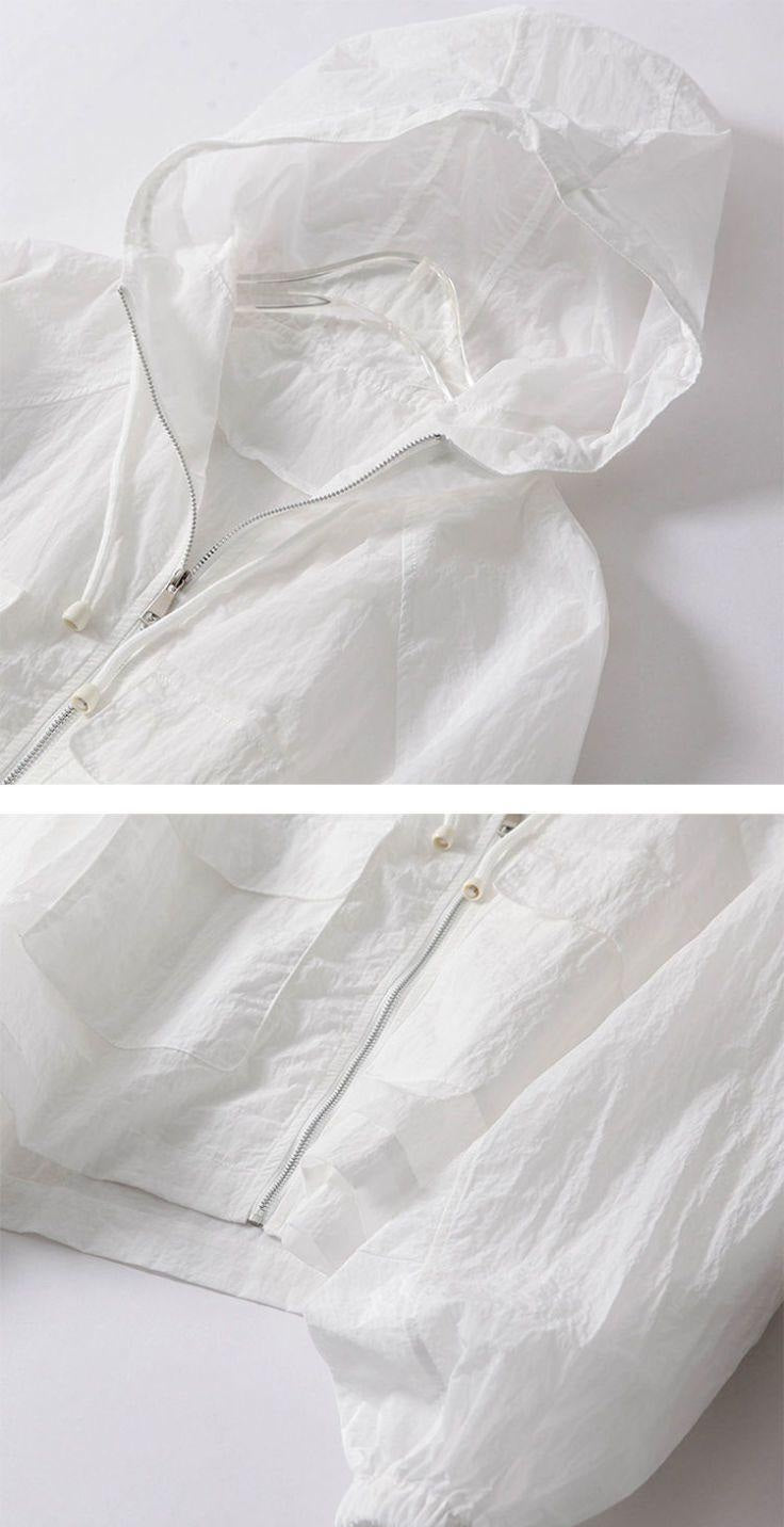 Women's Hooded Loose-fitting Thin Sun Protection Shirt